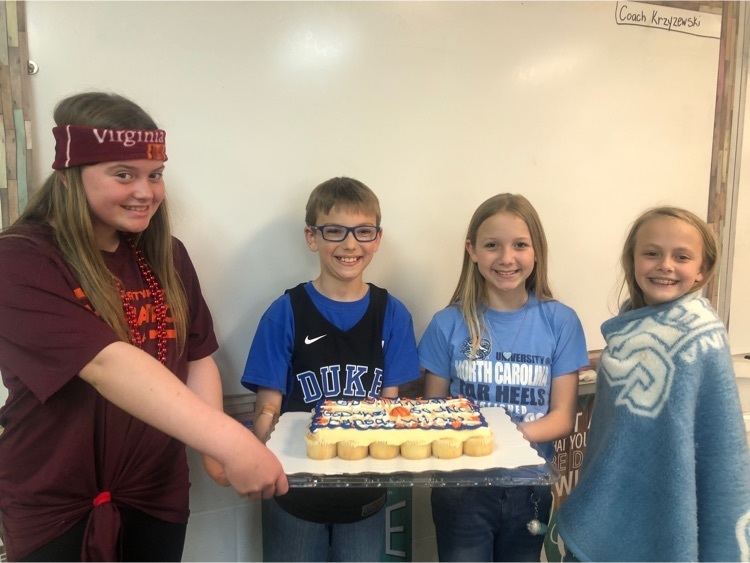  Our teams didn’t win, but Ms. Sunderland’s home room was excited to celebrate the end of March Madness and the Final Four! #theresalwaysnextyear #gotarheels #gohokies #msSlovesthebluedevils #basketballismyfavoriteseason 