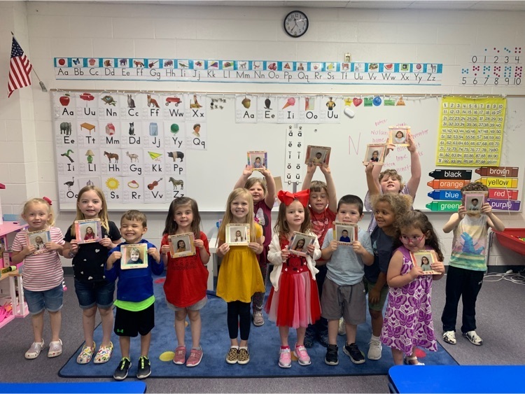 showing off our Mother’s Day crafts! 