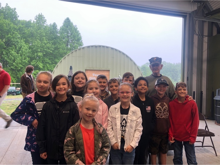 Fourth Grade enjoyed their field trip to the National D-Day Memorial today! We especially loved the opportunity to meet Dan, a WWII veteran who will be 94 on Monday! Thank you, Dan. You made our day. Thank you for serving! 