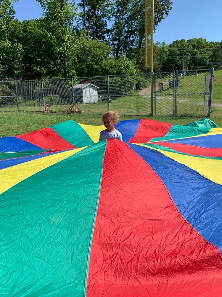 parachute fun! 